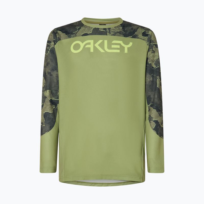 Мъжка колоездачна блуза с дълъг ръкав Oakley Maven Coast metal camo green