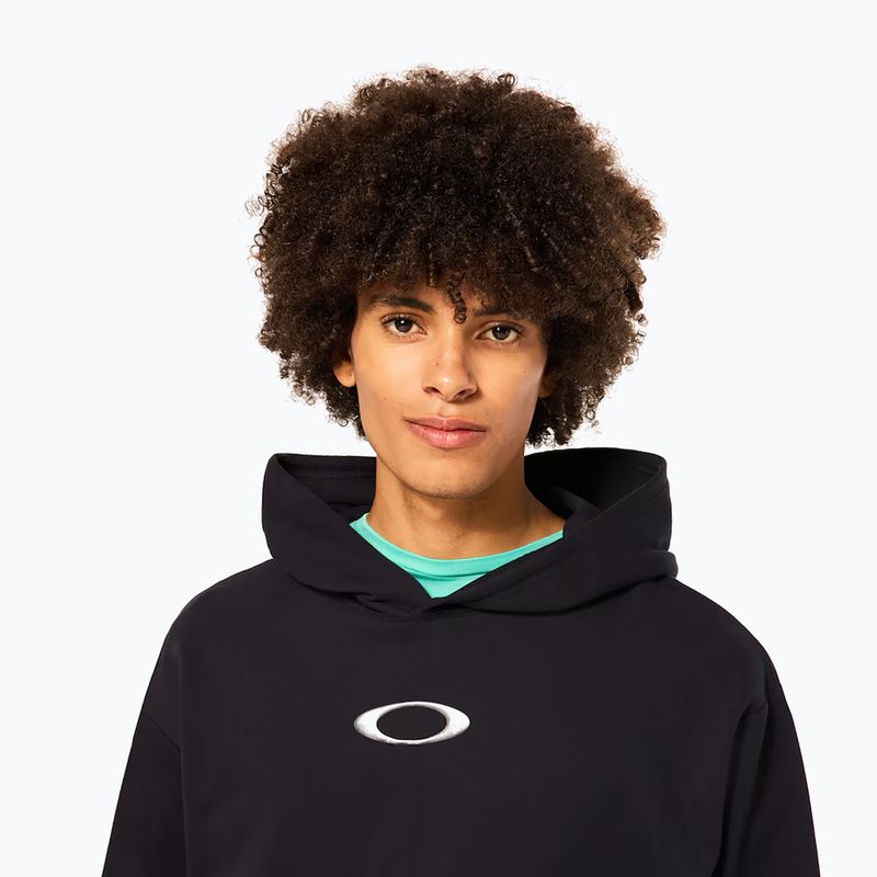 Oakley New Ellipse Zip Hoodie blackout мъжки суитшърт 5