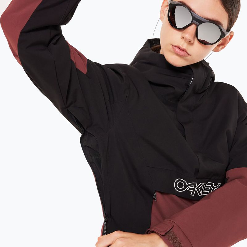 Oakley дамско яке за сноуборд WMNS TNP TBT Isulated Anorak blakout/grenache 6