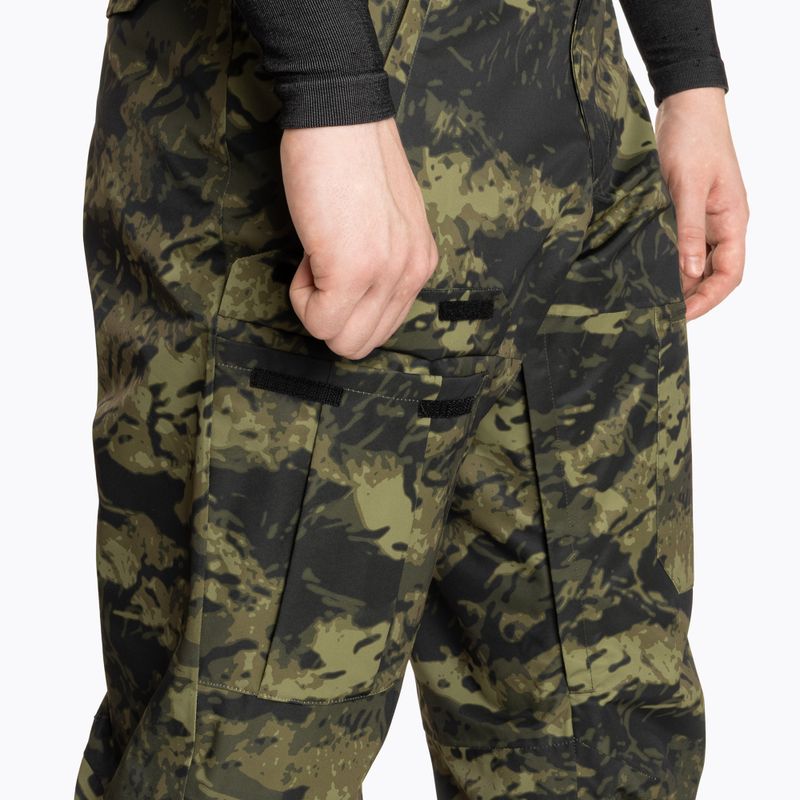 Мъжки скиорски панталони Oakley Divisional Cargo Shell tiger camo green 5
