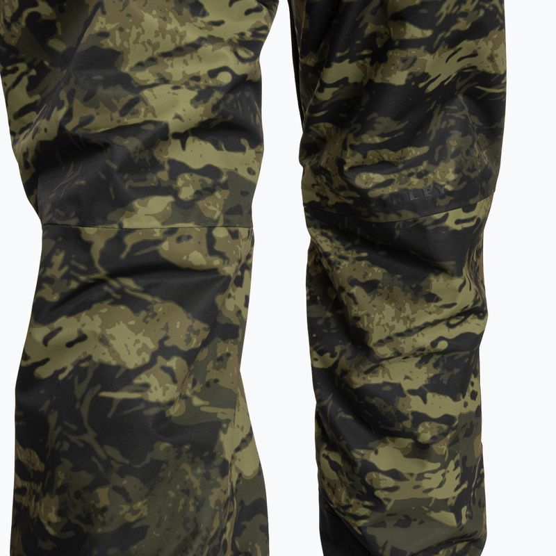 Мъжки скиорски панталони Oakley Divisional Cargo Shell tiger camo green 8