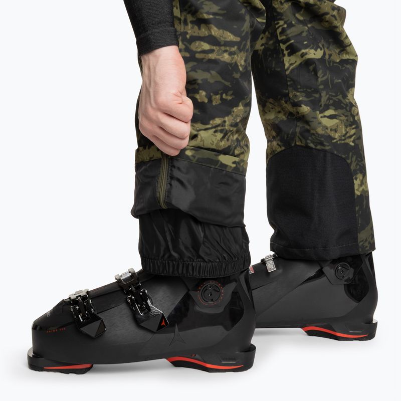 Мъжки скиорски панталони Oakley Divisional Cargo Shell tiger camo green 10