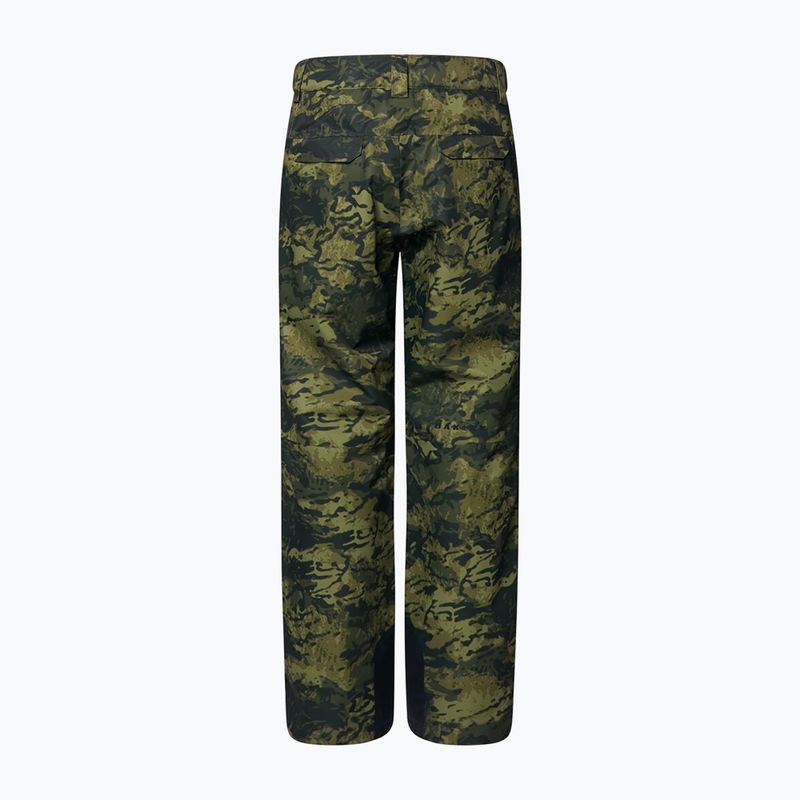 Мъжки скиорски панталони Oakley Divisional Cargo Shell tiger camo green 2