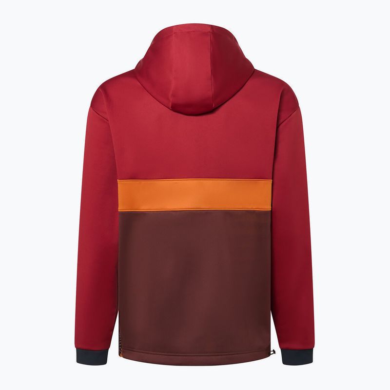 Мъжки софтшел суитшърт Oakley TNP Nose Grab Softshell Hoodie grenache/iron red 2