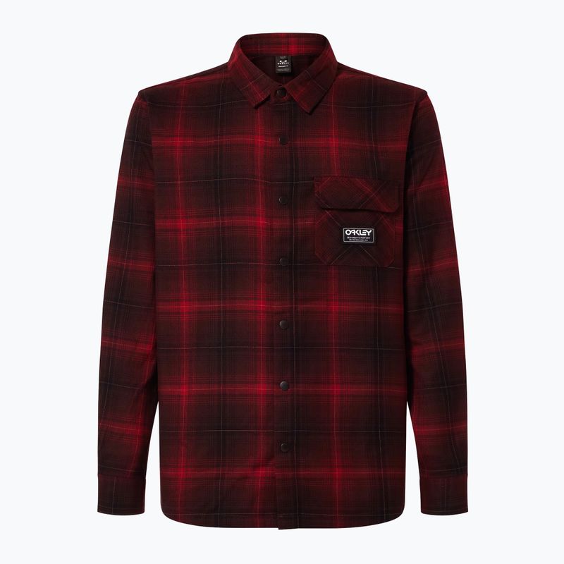 Мъжка риза Oakley Butter Flannel Shirt black/grenache check 5