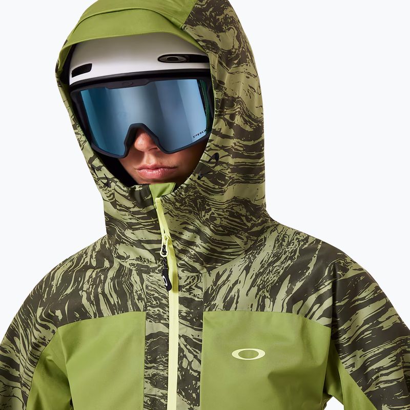 Дамско ски яке Oakley Tc Juno Reduct Shell Jacket 2.0 duality swirl dbl green 5