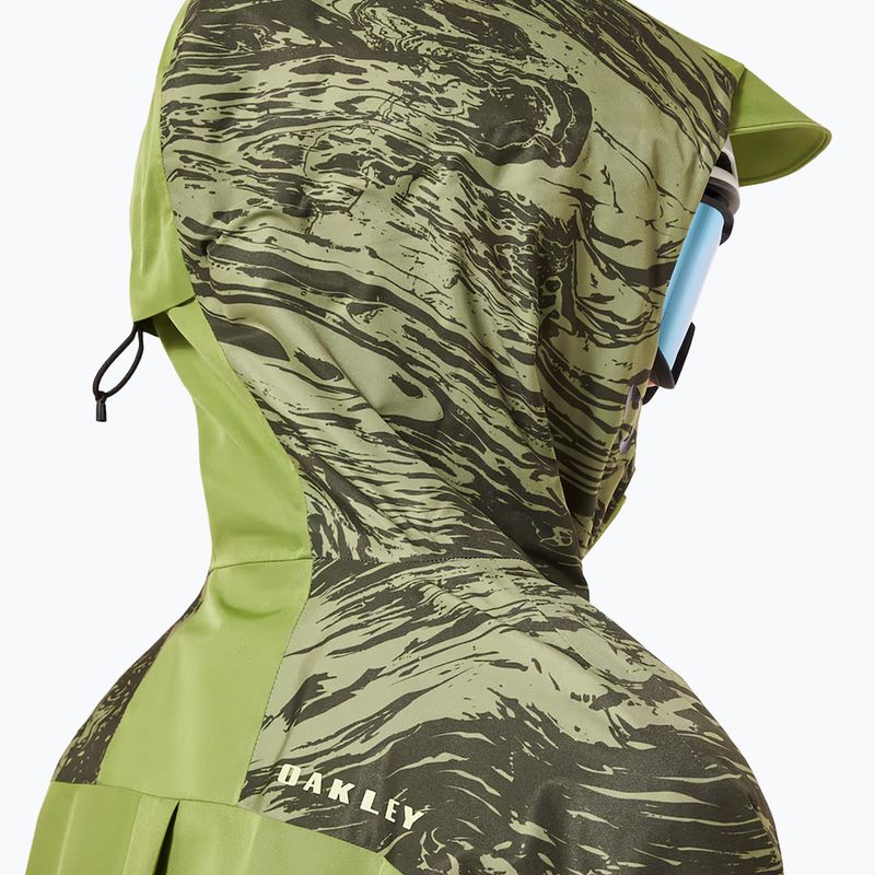 Дамско ски яке Oakley Tc Juno Reduct Shell Jacket 2.0 duality swirl dbl green 6