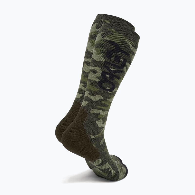 Скиорски чорапи Oakley Wanderlust Perf Socks 2.0 tiger camo green 2