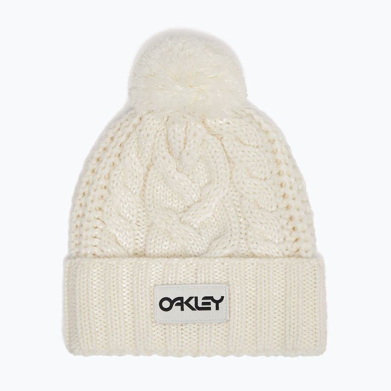 Зимна шапка Oakley Harper Pom Beanie arctic white/blackout