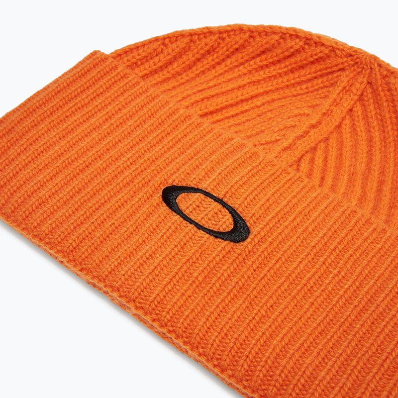 Зимна шапка Oakley Ellipse Ribbed Beanie ginger 2