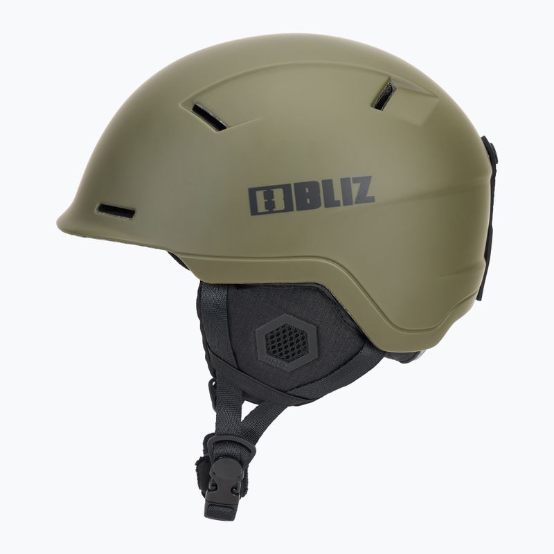 Ски каска Bliz Infinity matte camo green 4