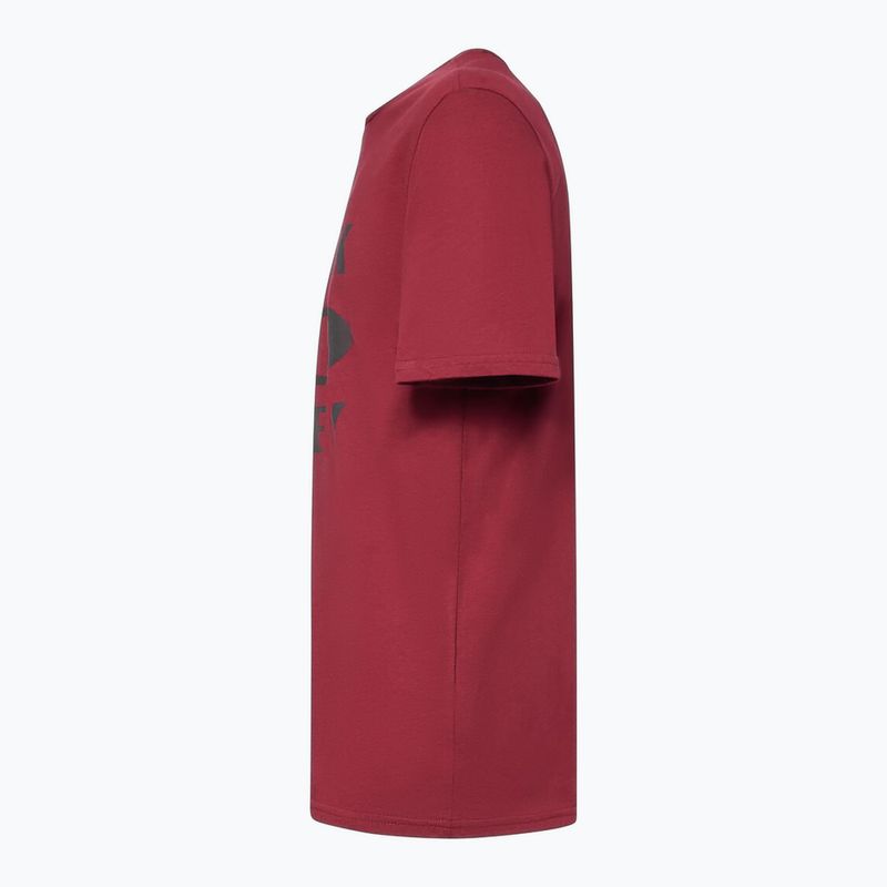 Мъжки потник Oakley Bark Ellipse Tee iron red 3