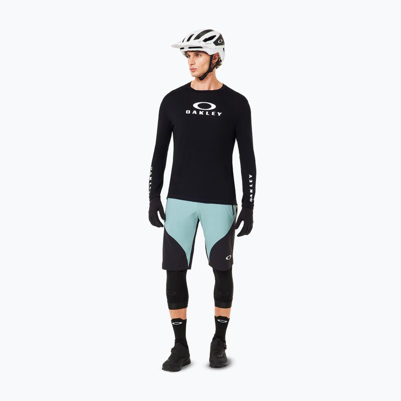 Мъжка велосипедна блуза с дълъг ръкав Oakley Seeker Flow LS02E blackout 2