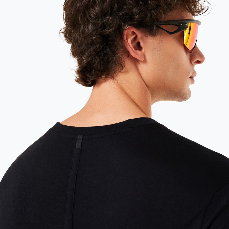 Мъжка велосипедна блуза с дълъг ръкав Oakley Seeker Flow LS02E blackout 6