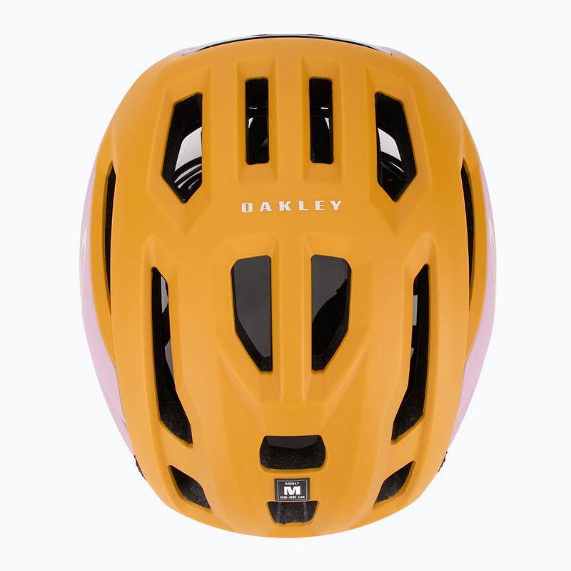 Oakley Aro3 Endurance EU горчица hazy geo gradient mist велосипедна каска 6