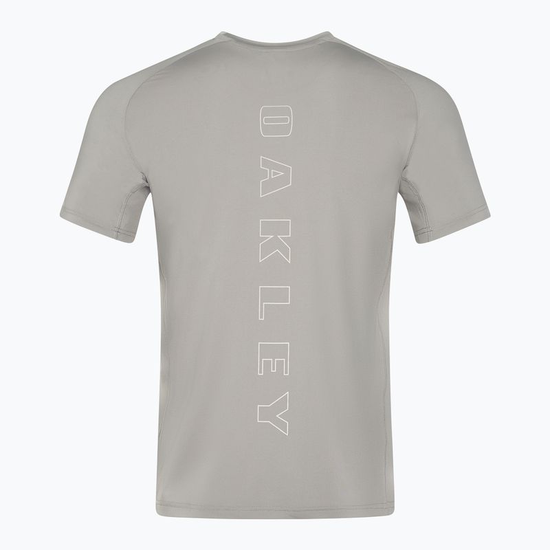 Мъжка тениска Oakley Bark Training Tee с цимент 2