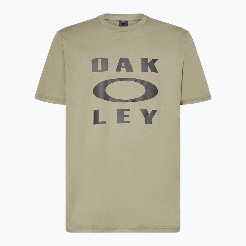 Мъжка тениска Oakley Bark Ellipse boulder green