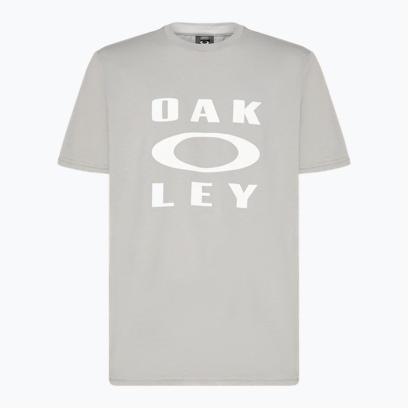 Мъжка тениска Oakley Bark Ellipse Tee с цимент