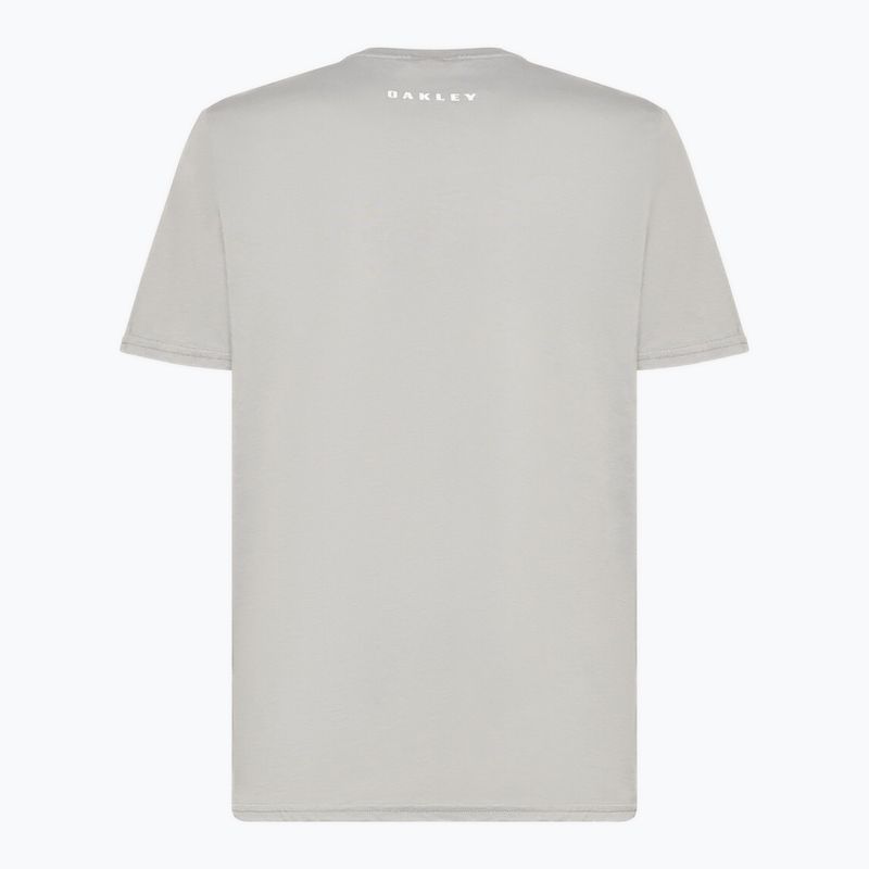 Мъжка тениска Oakley Bark Ellipse Tee с цимент 2