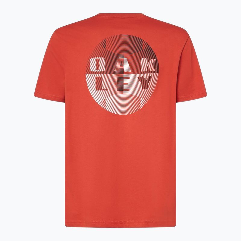 Мъжка тениска Oakley Graphic Tee flame red 2