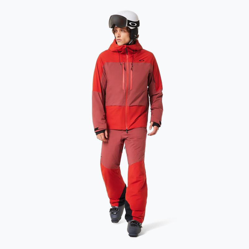 Мъжки скиорски панталони Oakley Canopy Pro Insulated flame red/rosewood 2