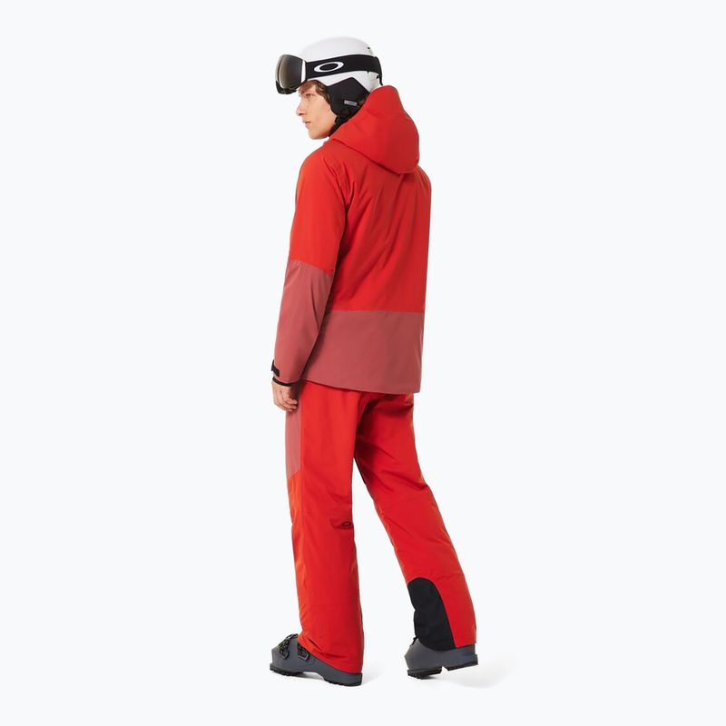 Мъжки скиорски панталони Oakley Canopy Pro Insulated flame red/rosewood 3