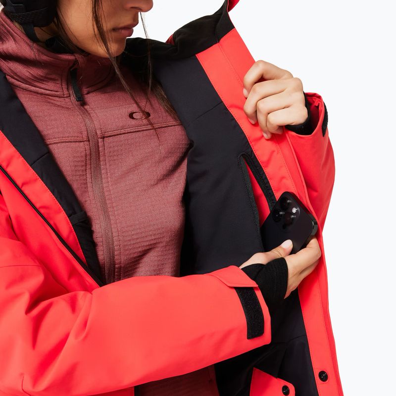 Дамско скиорско яке Oakley Canopy Insulated hibiscus red 9