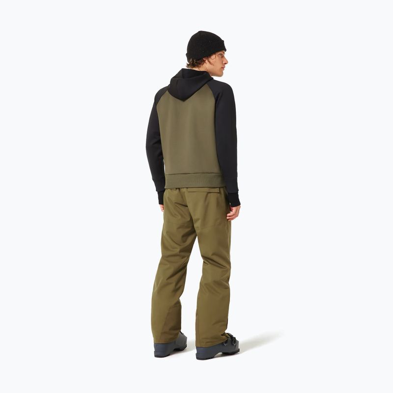 Мъжки суитшърт за сноуборд Oakley Sierra DWR Fleece Hoody 2.0 army green 3
