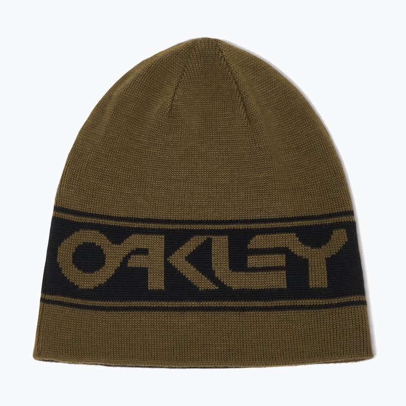 Зимна шапка Oakley Tnp Reversible Beanie 68S army green