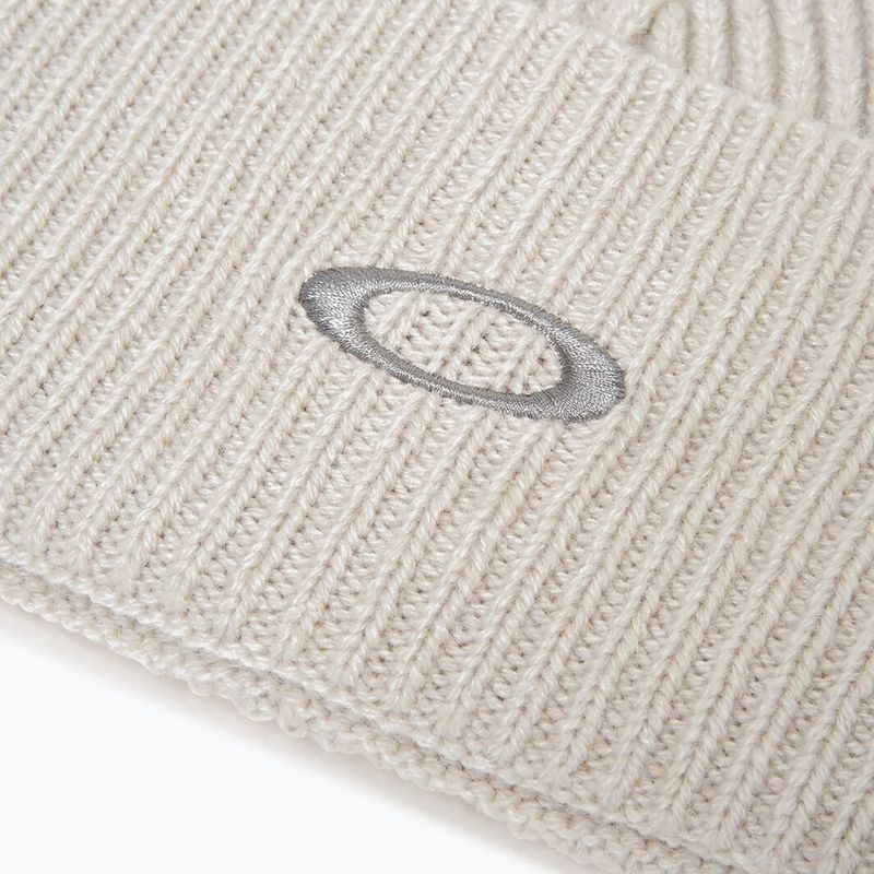 Зимна шапка Oakley Ellipse Ribbed Beanie mist/cement 3