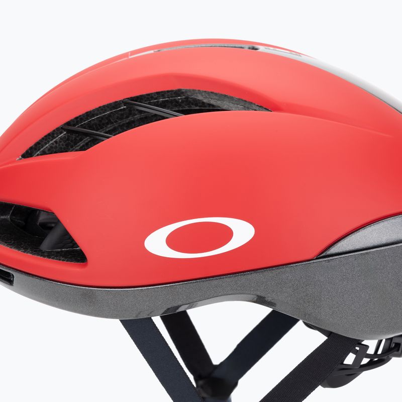 Велосипедна каска Oakley Velo Stelvio EU black/red pro 7