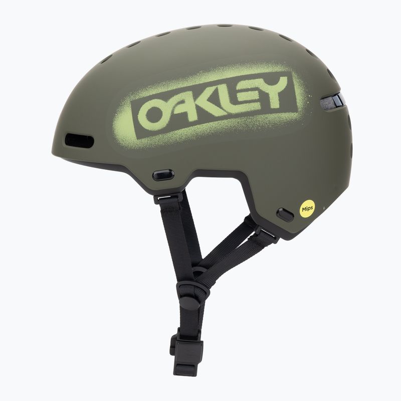 Каска Oakley Street1 EU matte dark brush stencil 3