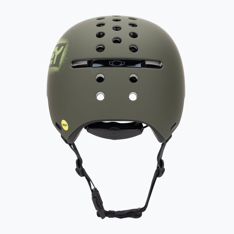 Каска Oakley Street1 EU matte dark brush stencil 4