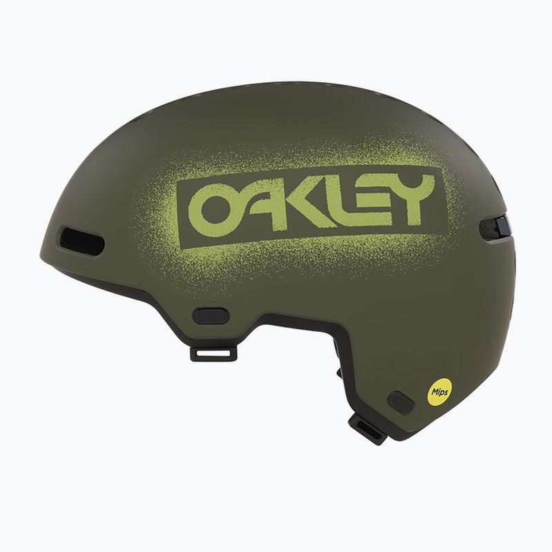 Каска Oakley Street1 EU matte dark brush stencil 2