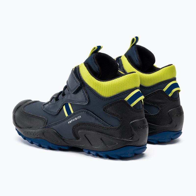 Geox junior обувки New Savage Abx navy/lime green 3