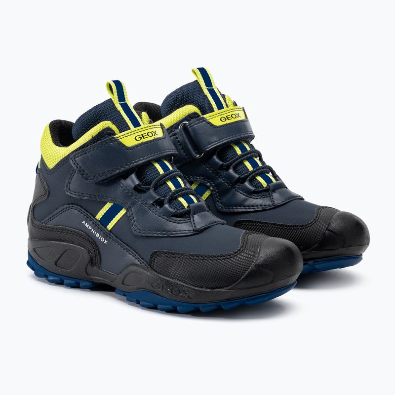 Geox junior обувки New Savage Abx navy/lime green 4