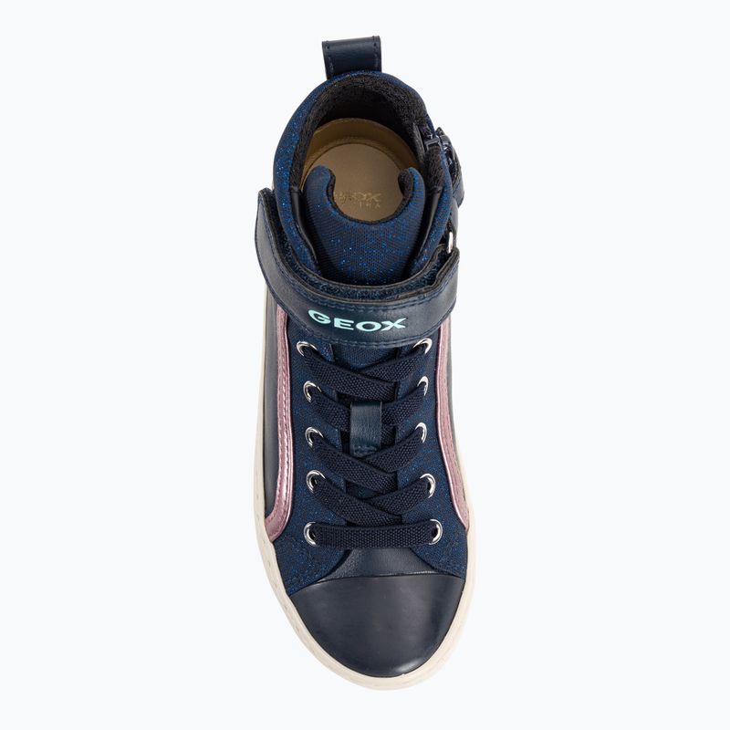 Детски обувки Geox Kalispera navy/dark silver 6