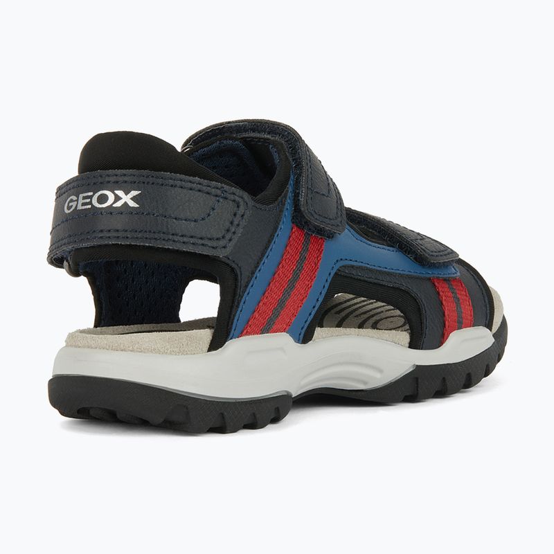Младежки сандали Geox Borealis ocean blue/red 11