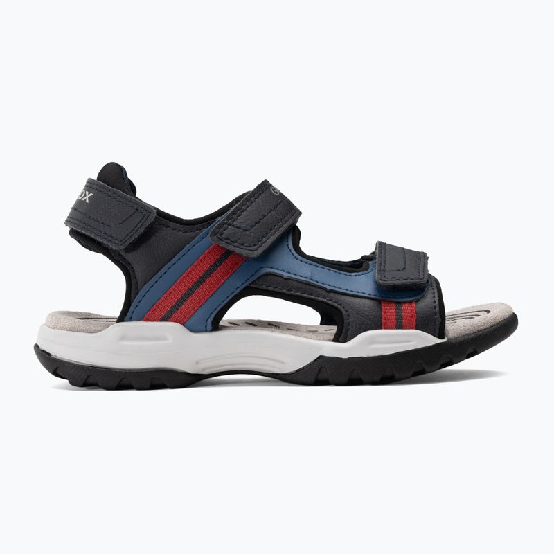 Младежки сандали Geox Borealis ocean blue/red 2