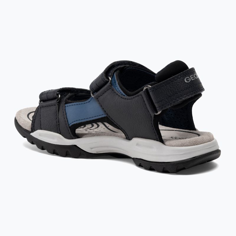 Младежки сандали Geox Borealis ocean blue/red 3