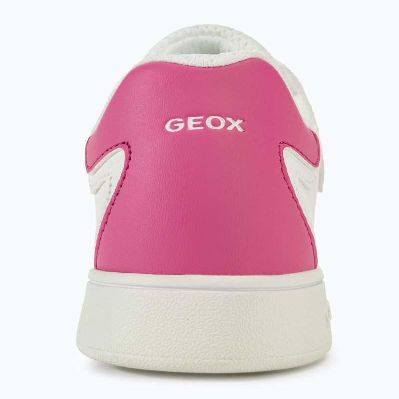 Младежки обувки Geox Eclyper white/fuchsia 6