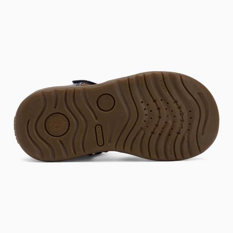 Детски сандали Geox Macchia в тъмносиньо/светлосиньо 4