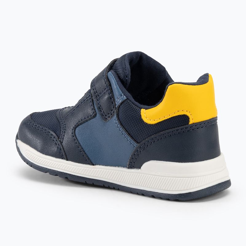 Детски обувки Geox Rishon nylon navy / yellow 3