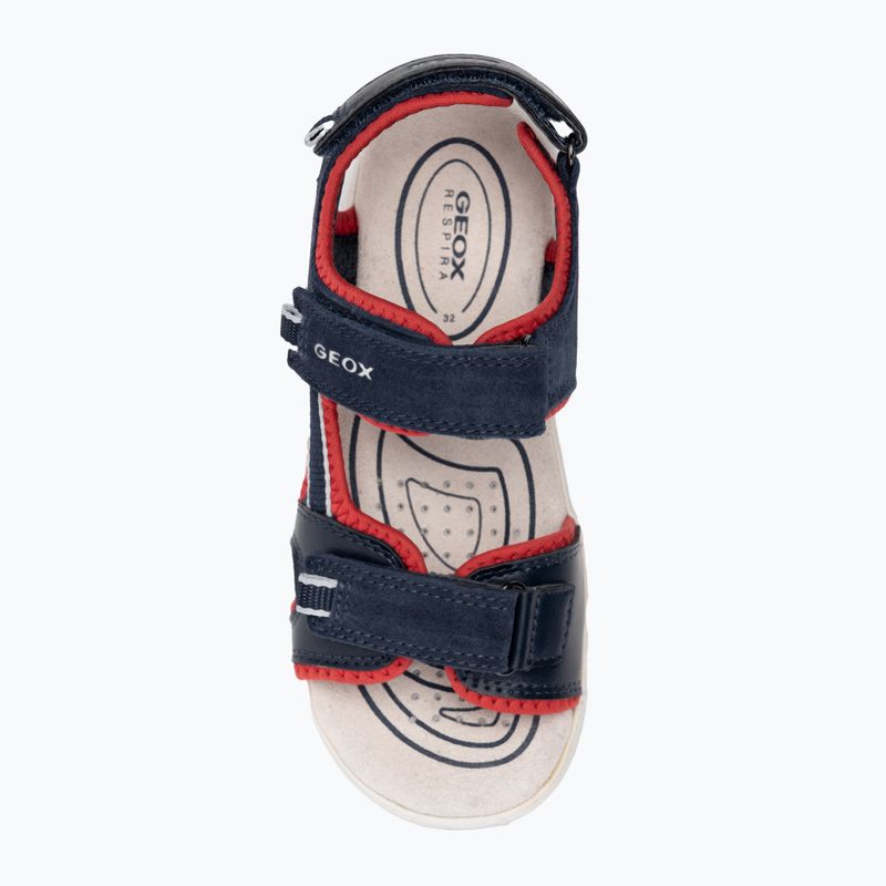 Младежки сандали Geox Alben ocean blue/red 5