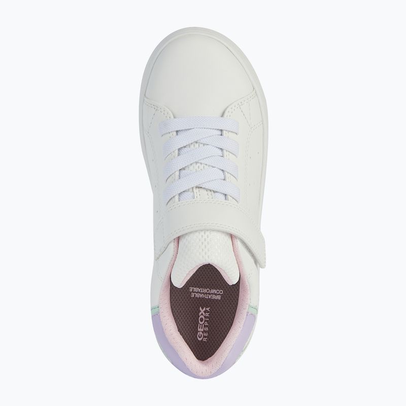 Младежки обувки Geox Eclyper white/lilac 13