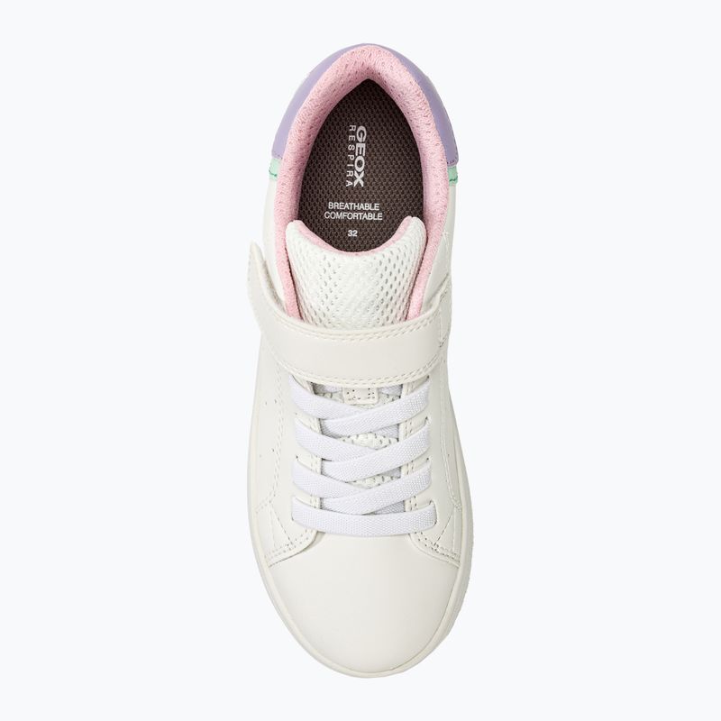 Младежки обувки Geox Eclyper white/lilac 5