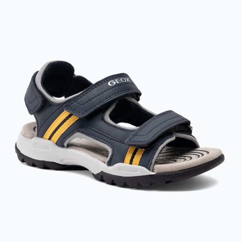 Младежки сандали Geox Borealis ocean blue/gold