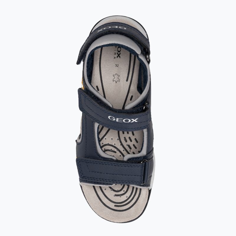 Младежки сандали Geox Borealis ocean blue/gold 5