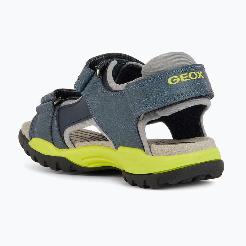 Младежки сандали Geox Borealis avio/lime 10
