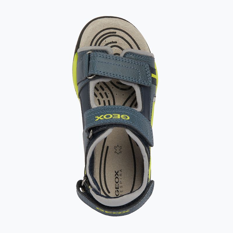Младежки сандали Geox Borealis avio/lime 13